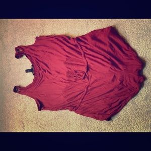 Maroon Casual Romper